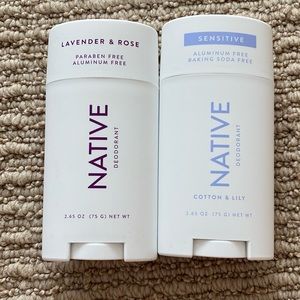 NEW Native deodorant x2 2.65oz